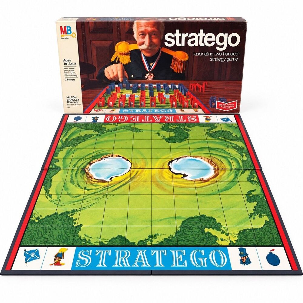 Stratego Strategy Board Game #4916 Milton Bradley 1975 Vintage Complete